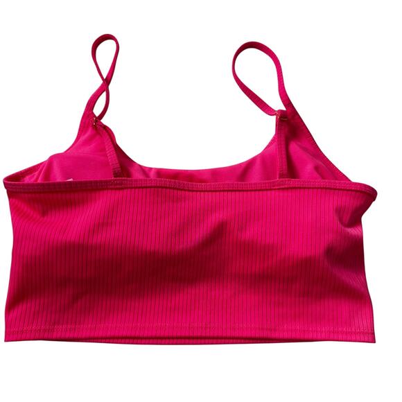 Wild Fable Pink Removable Pads Crop Top Women's Size Small NWT | 38-3 - Picture 4 of 7